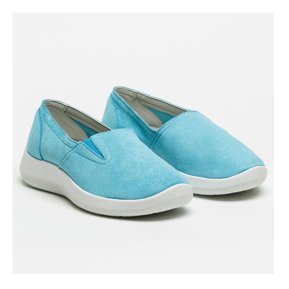 9 /9.5 sz 40 arcopedico blue sky slip on comfort orthopedic tennishoes shoes